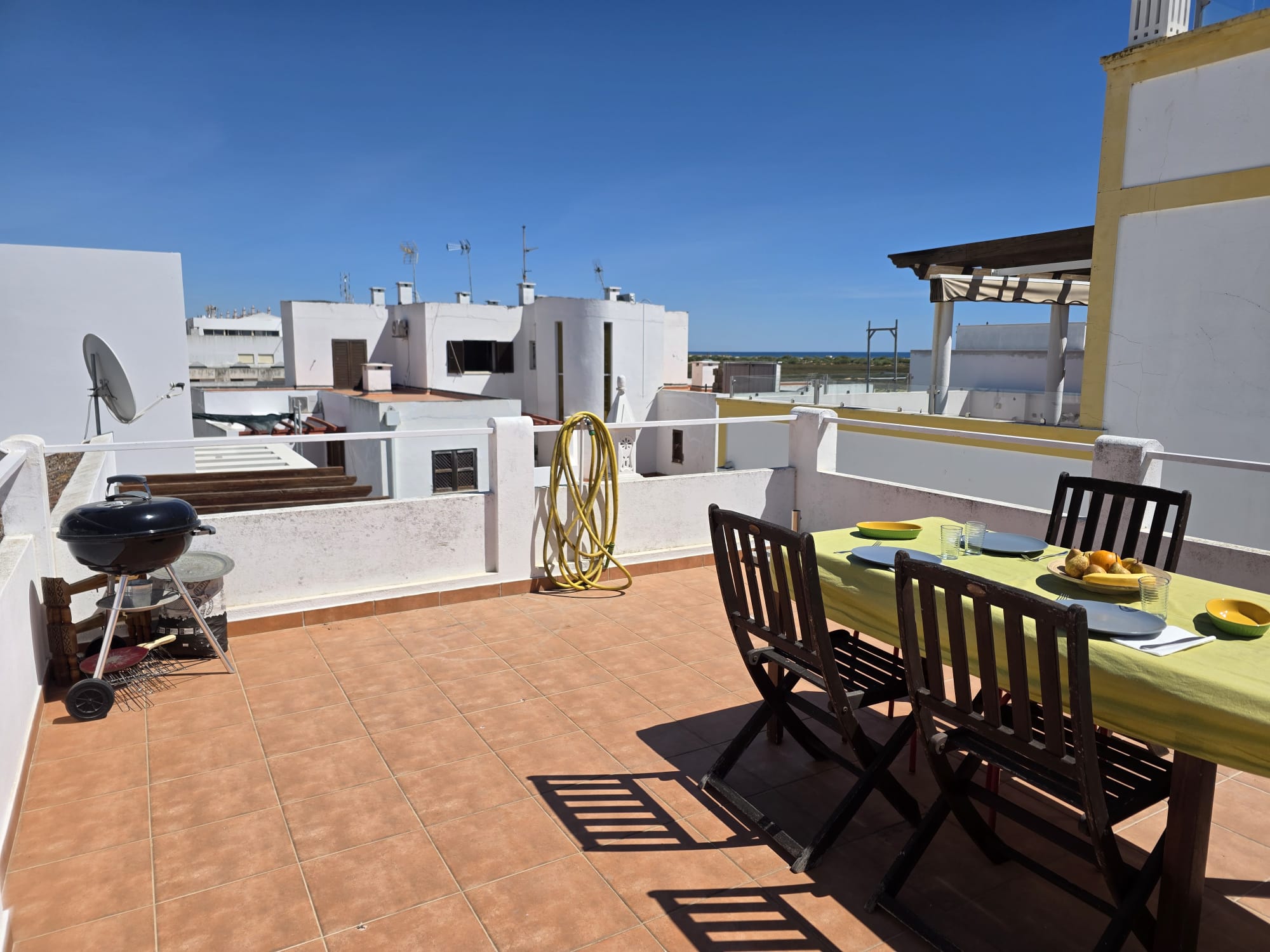 Terraço com vista mar